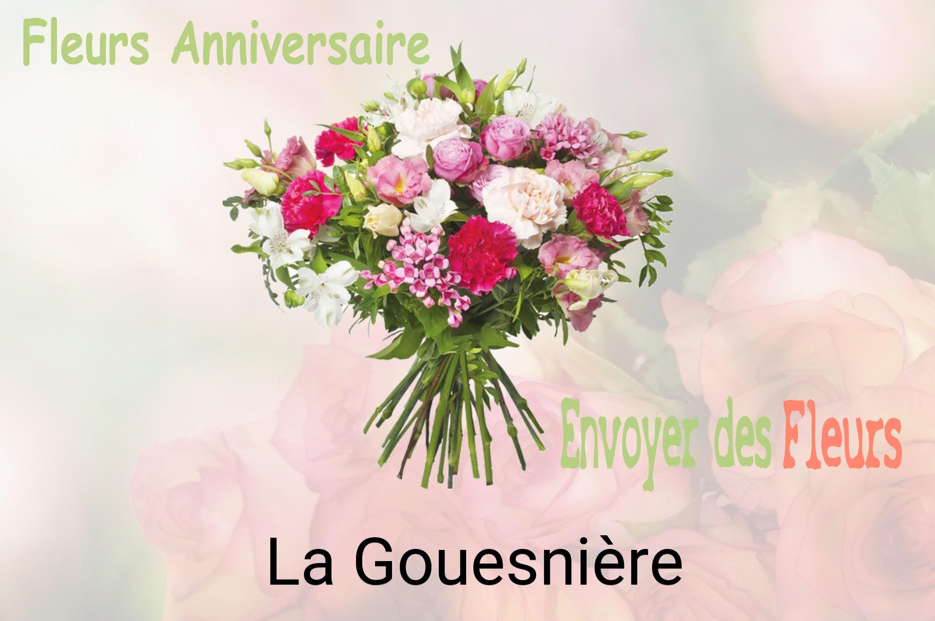 Bouquet de fleurs d’anniversaire livré à La Gouesnière